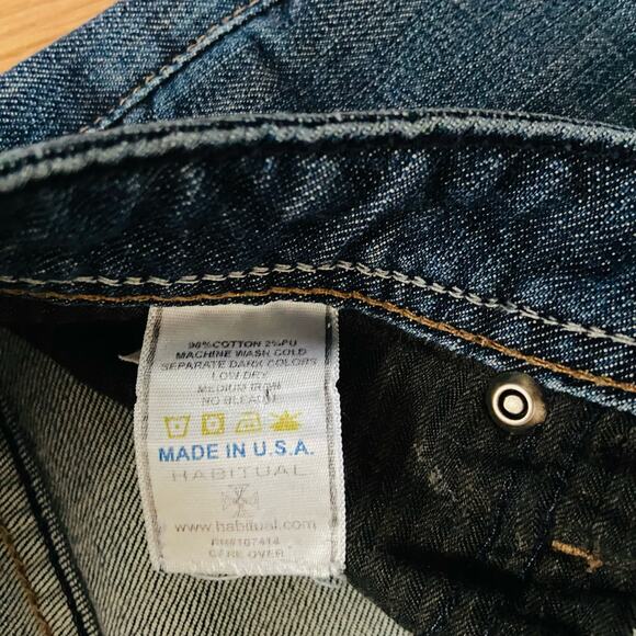 Habitual Kimberly New Wave Blue Bootcut Jeans, Sz 27 - Picture 3 of 10